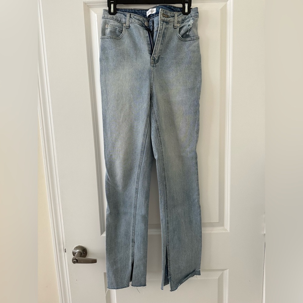 Vestique long jeans with slits